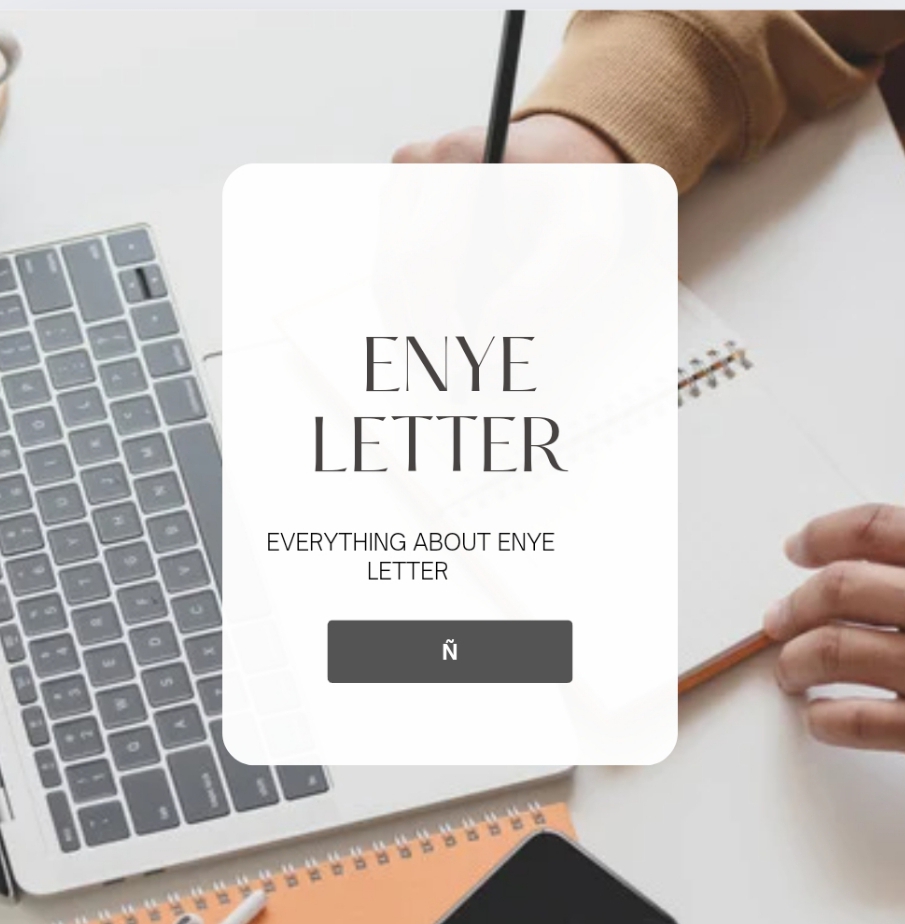 Enye Letter Ñ ñ– Small, Capital, How to Type and Copy Paste ...