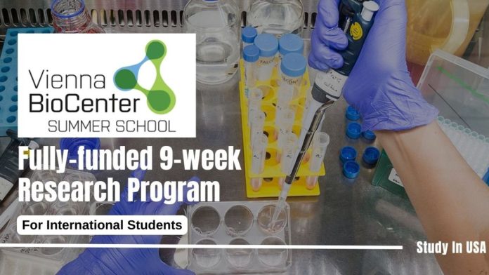 Vienna Biocenter Summer School For Undergraduates